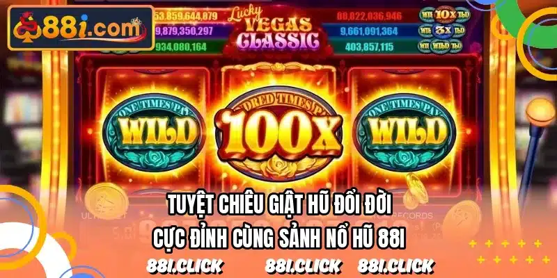 Tuyệt chiêu giật hũ đổi đời cực đỉnh cùng sảnh nổ hũ 88I